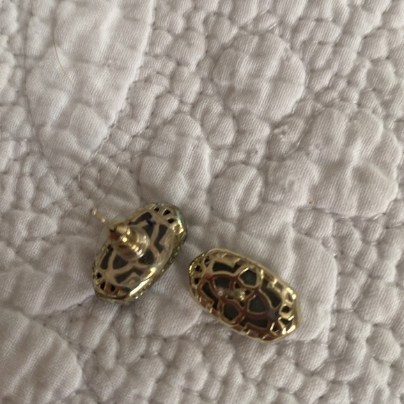 Kendra Scott Purple and Gold Earrings - Picture 7 of 7